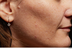 Face Mouth Cheek Ear Skin Woman White Slim Studio photo references